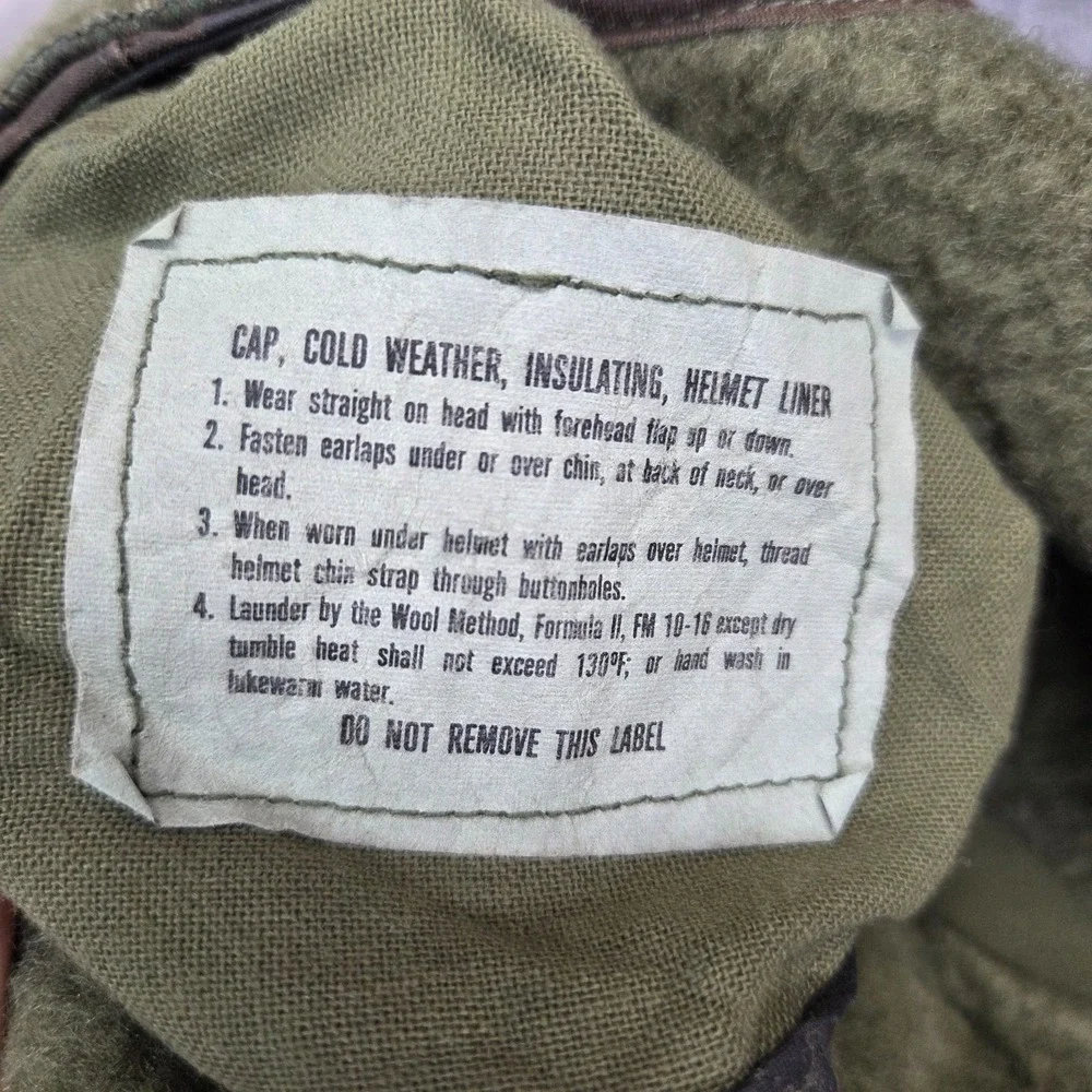 VtG‎ Military Cap 7 Cold Weather Insulated Helmet Liner Woodland Camo Army
